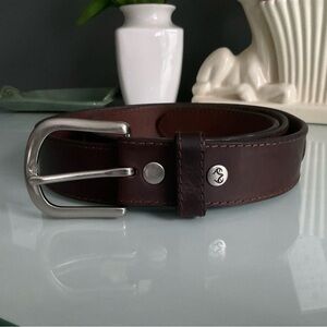 Leather Realtree Belt With Silver Deer Accents